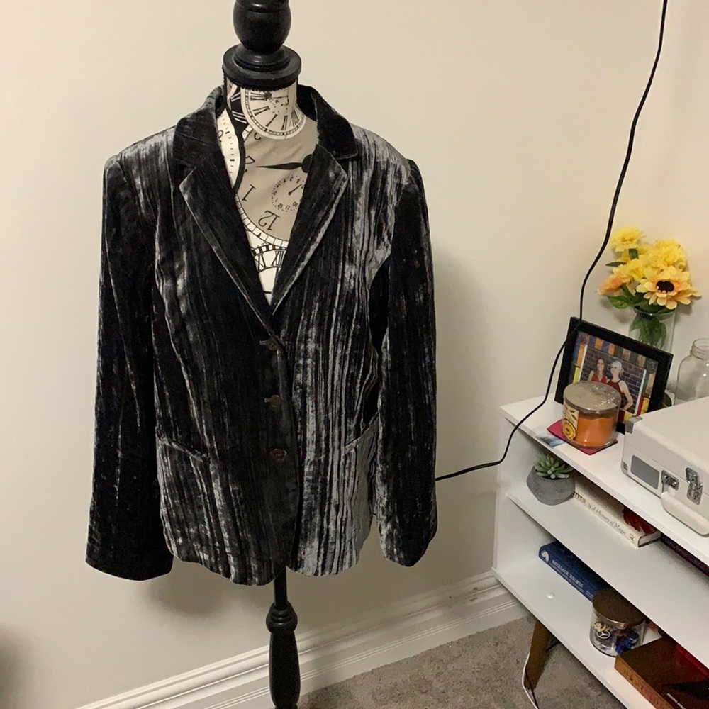 Velvet blazer
